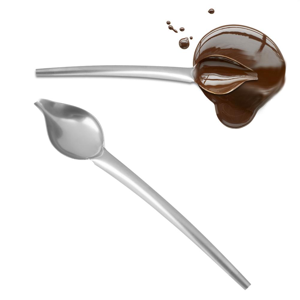Stainless Steel Sauce Spoon Draw Tool for Dressing Dessert Food Plate Decor Design L