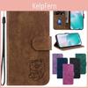 Leather Case Lovely Tiger Retro For Infinix Hot50ihot50smart 8zero30 Kickstand Wallet Card Slots Book Cover For Infinix Note 30 30i 20i 20s Holster