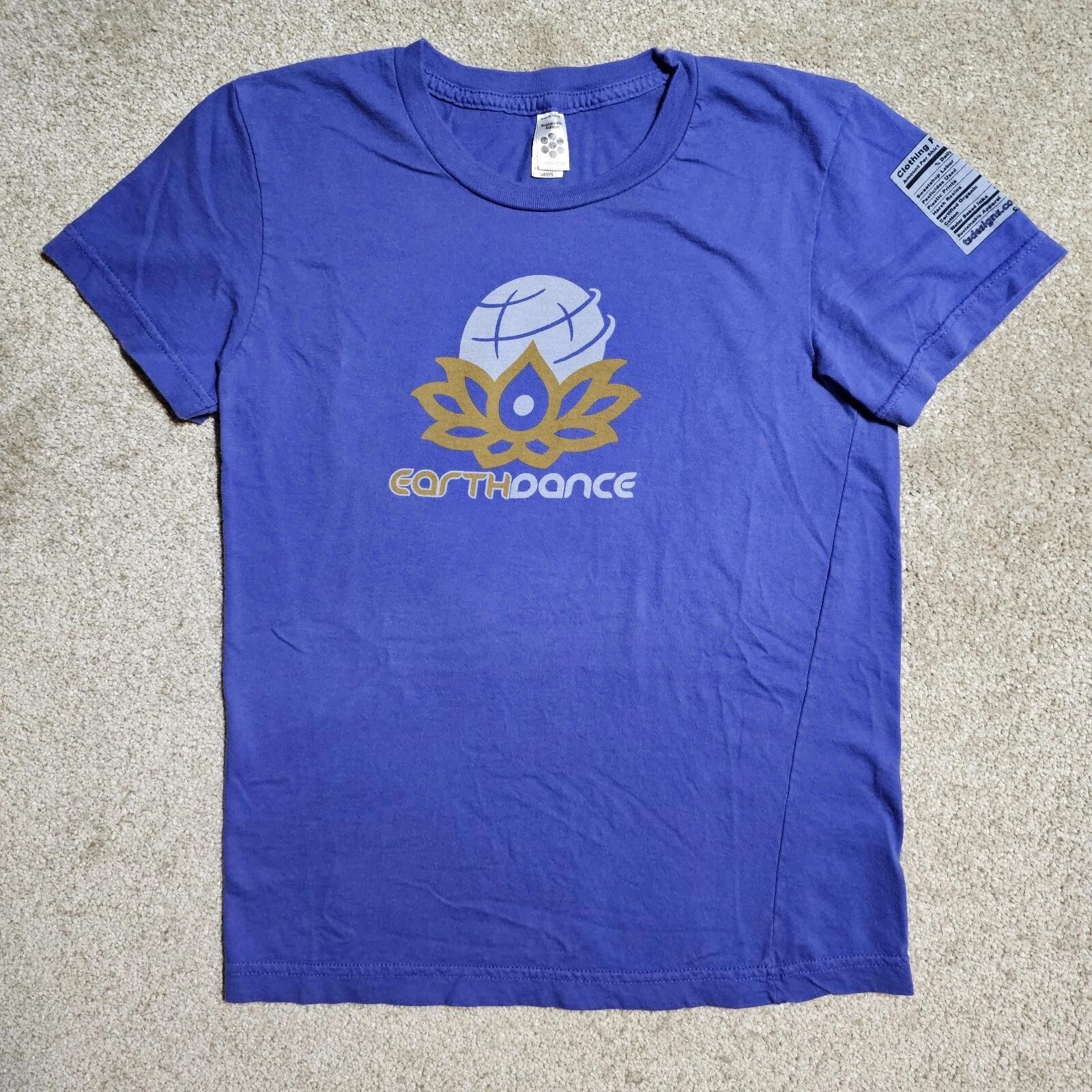 

Vintage Y2k EarthDance Lotus Babydoll T-shirt Mens XS (M) EDM Festival BoHo 2000 M
