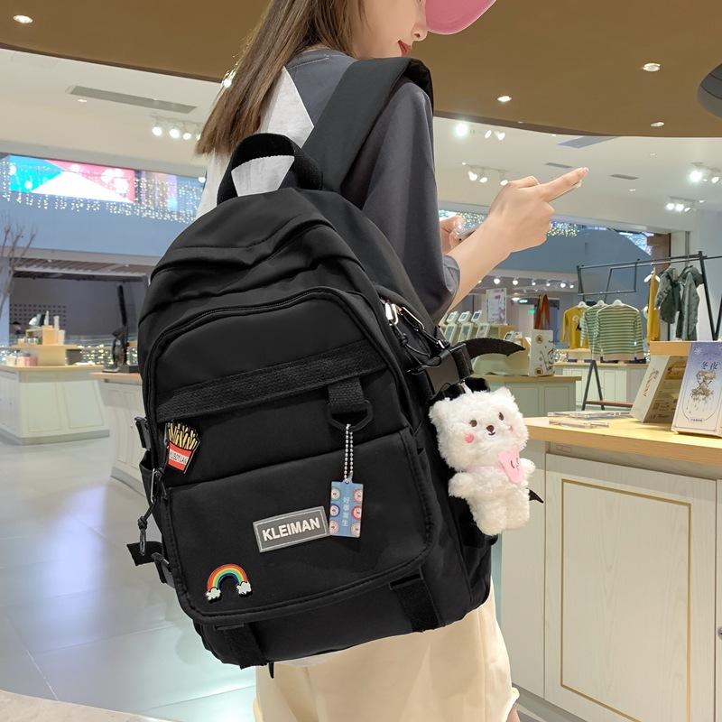Schoolbag Korean version backpack schoolbag female middle school student junior high school student primary school student 3rd to 6th grade trendy