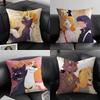 Cute Cartoon B-Belfort LupinS Pillow Case Soft Plush Fabric Double Sided Print Decorative Home Living Room Gift Cushion Cover