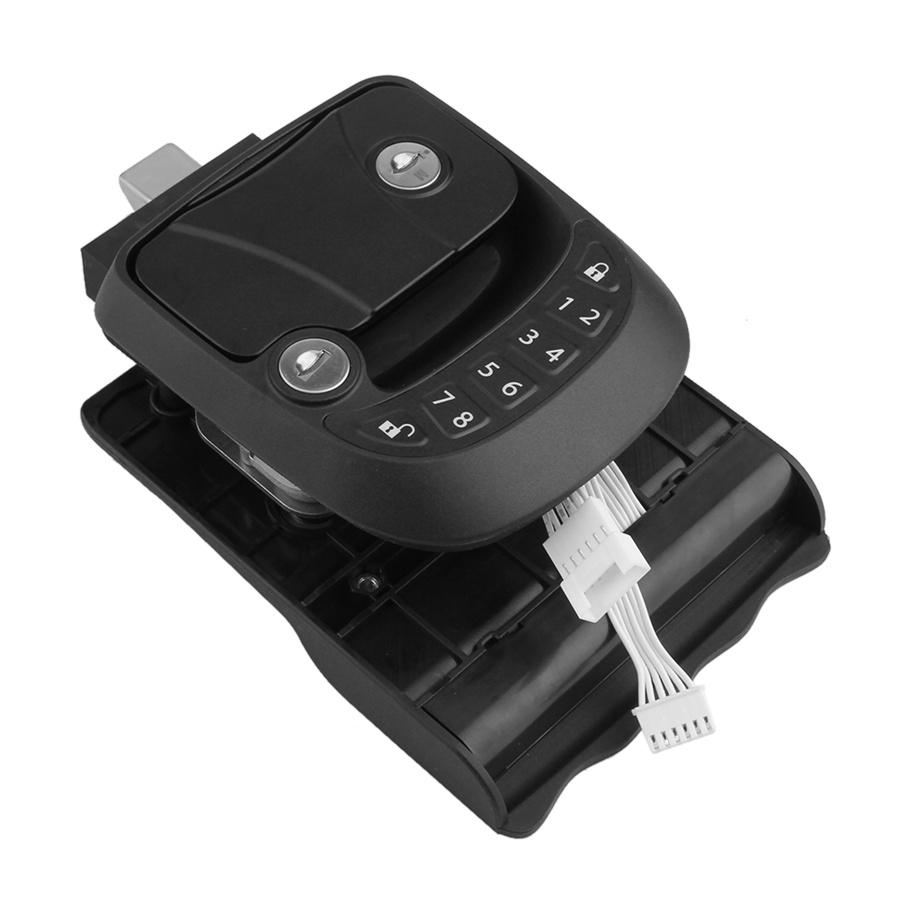 RV Keyless Entry Door Lock Latch Handle RV Door Lock With Integrated Keypad + Key Fob