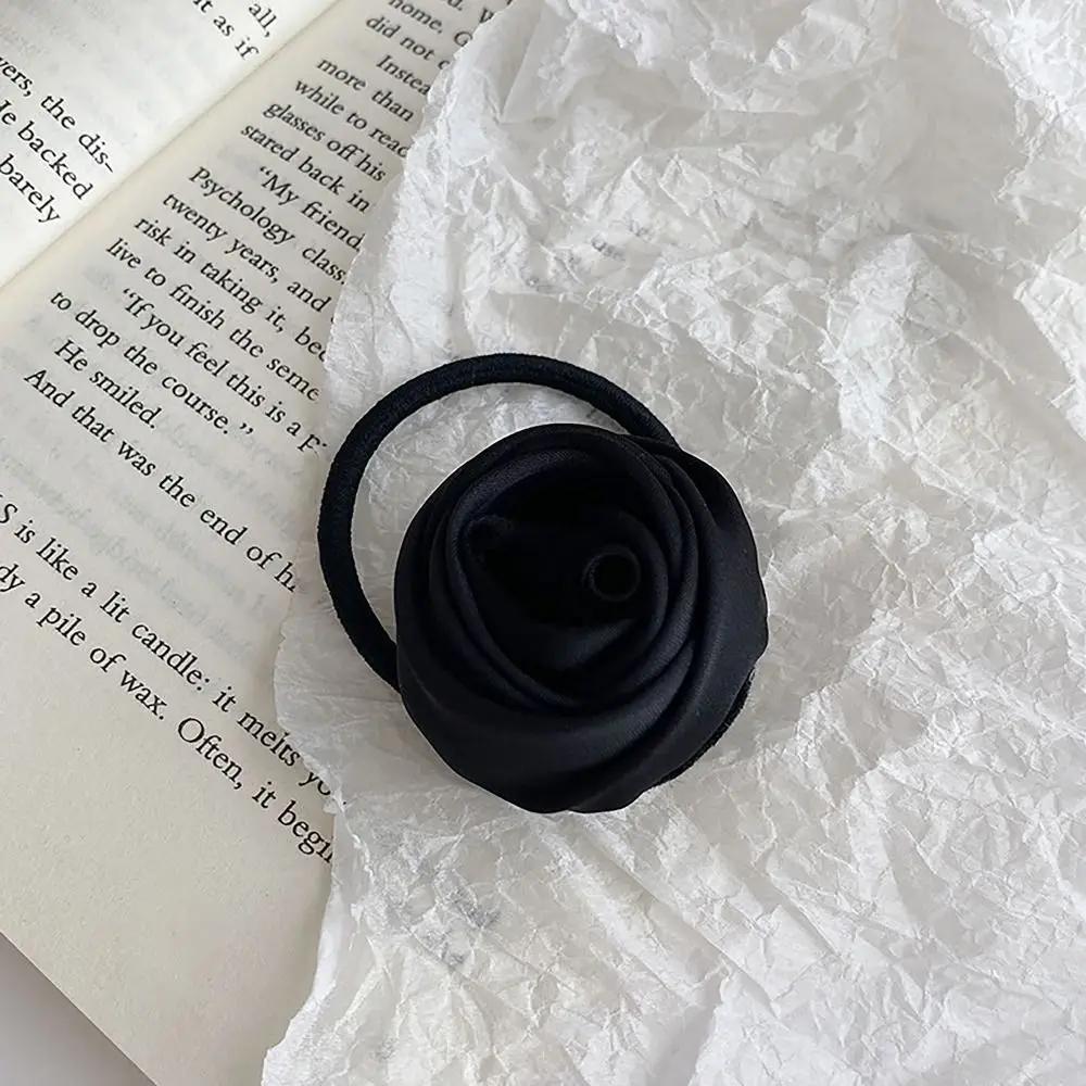 Sweet Rose Hair Tie High Resilience Hair Accessories Hair Ring Headdress Elastic Hair Bands Women