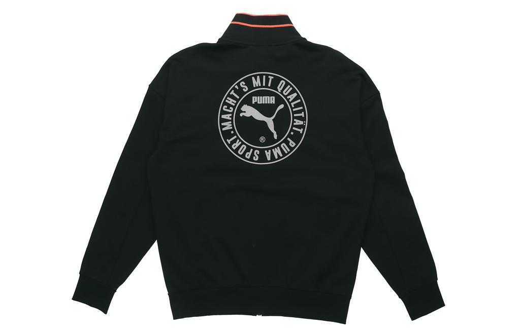 Men's PUMA TFS Sweatshirts Men's Stand Collar Moderate Cardigan