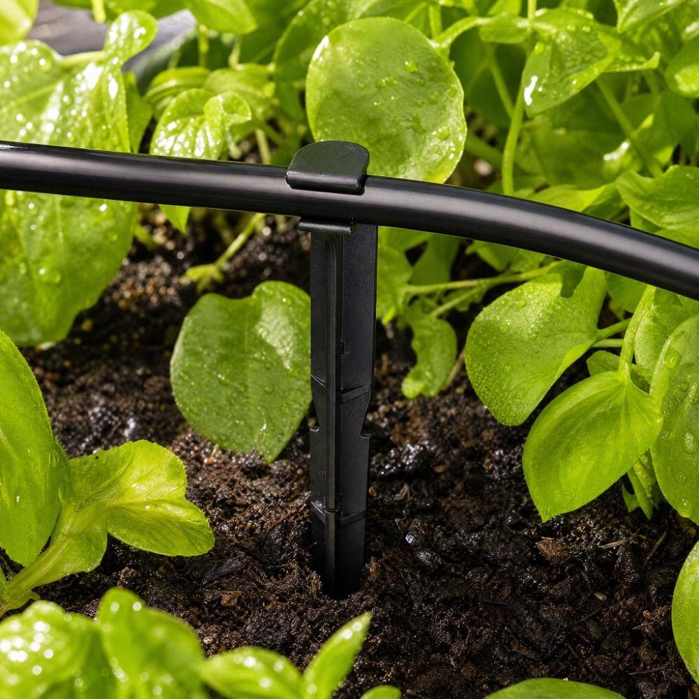 50Pcs Heavy Duty Drip Irrigation Stakes 14/15/16cm Garden Hose Supports  Drip Irrigation System