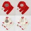 Baby Newborn Cotton Pajama Set With Breathable Fabric For Spring And Autumn Comfort