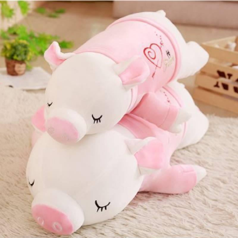 Adorable Large Plush Pig Toy With Soft Down Cotton Filling For Cozy Sleeping Companion