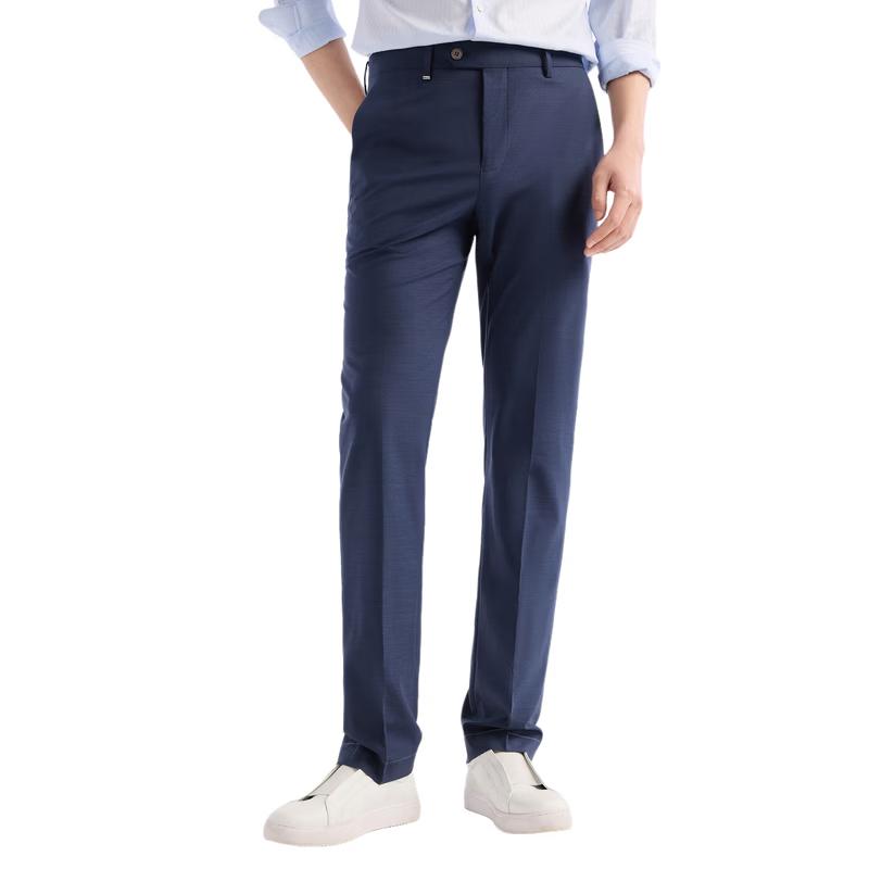 JOEONE Men s Straight-Leg Wool Blend Suit Pants 34.5