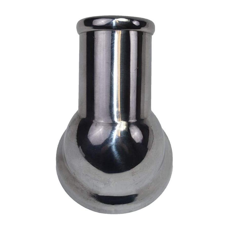 Chrome Aluminum Water Outlet 45 Degree For ls1, ls2, ls3, ls7, ls9, Lsa, l76, l92 Chevy Engines