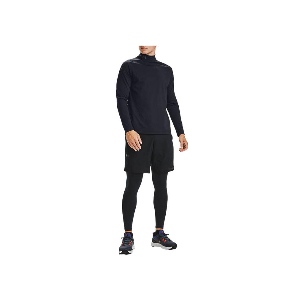 Under Armour Rush Coldgear 2.0 High Neck Fitness Top Men Tops Black 1360608-001