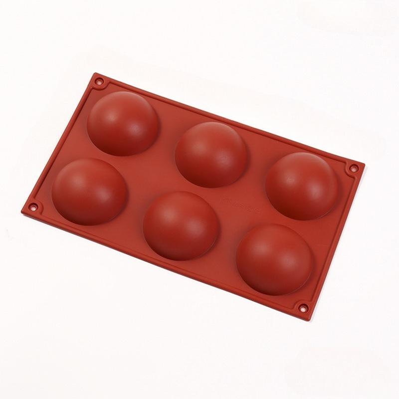 6/15/24Holes Half Sphere Silicone Molds DIY Baking Half Ball Chocolate Candy Cake Mold Baking Tray Pastry Molds Kitchen Tools