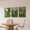 Henri Rousseau Forest Scenery Animal Poster Jungle Retro Canvas Painting Nordic Home Decoration Wall Art Picture for Living Room