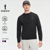 Biyinlefen Golf Men's Sun Protection Waffle Long Sleeve T-Shirt