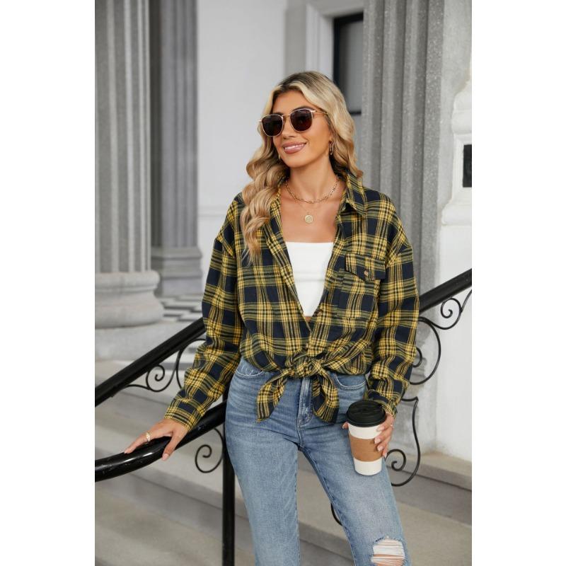 Cămașă de damă de primăvară și toamnă, supradimensionată, stil BF, tricou de bază frezat cu mânecă lungă