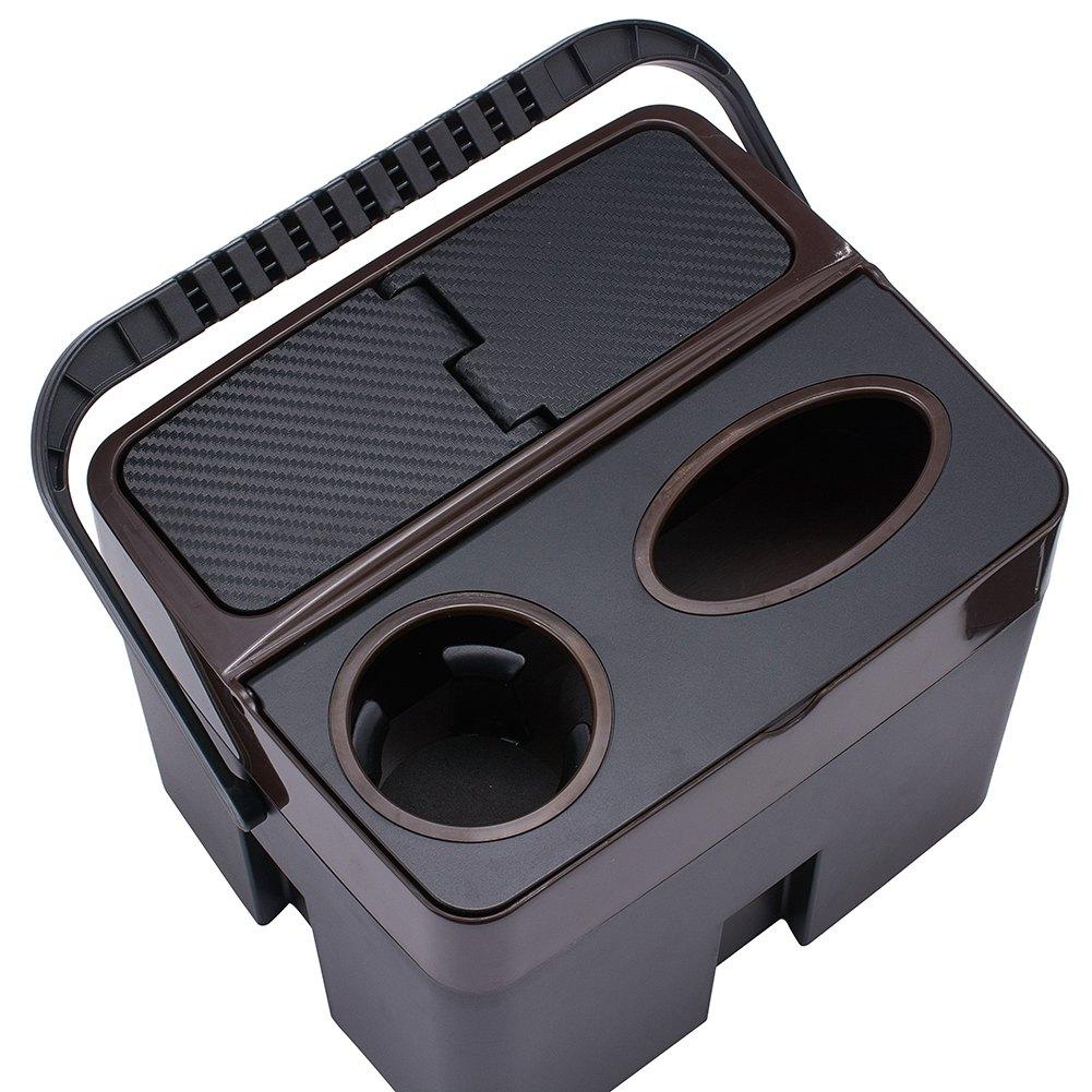 Multi-functional Car Interior Trash Can Passenger Trash Can Storage Box Beverage Cup Holder Storage Box Car Paper Napkin Holder