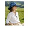 Women Men Vintage Western Cowboy Jazz Hat Outdoor Sun Protection