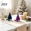 Colorful Festive Home Decor Christmas Tree Figure, Flexible Movable Joints 3D Printed Detailed PLA Ornaments Ornament, Creative Atmosphere Figure for