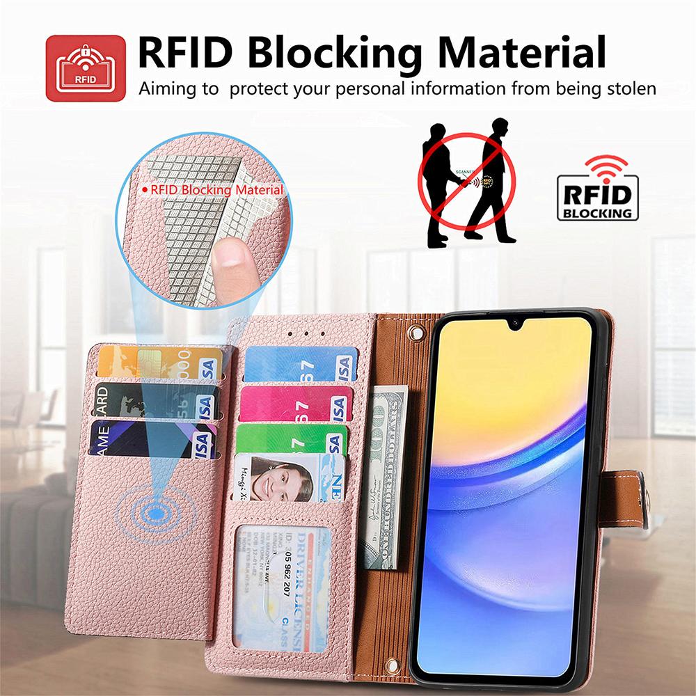 Zipper Leather Wallet Case For ZTE Libero 5G IV Blade V41 Smart A34 A35 Lite A35 Core A72S A75 V60 Vita Anshin Family Back Cover