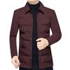 Mens Short Down Jacket Winter Warm Slim Fit Casual Outerwear Middle-Aged Men