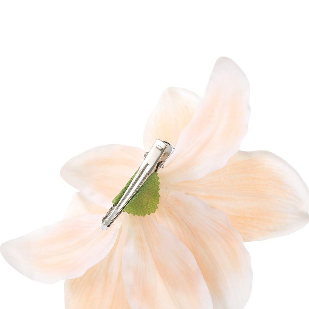 Cloth Flower Hairpin Korean Style Bohemia Hairpins Simulation Flower Duckbill Clip  Ladies/Girls