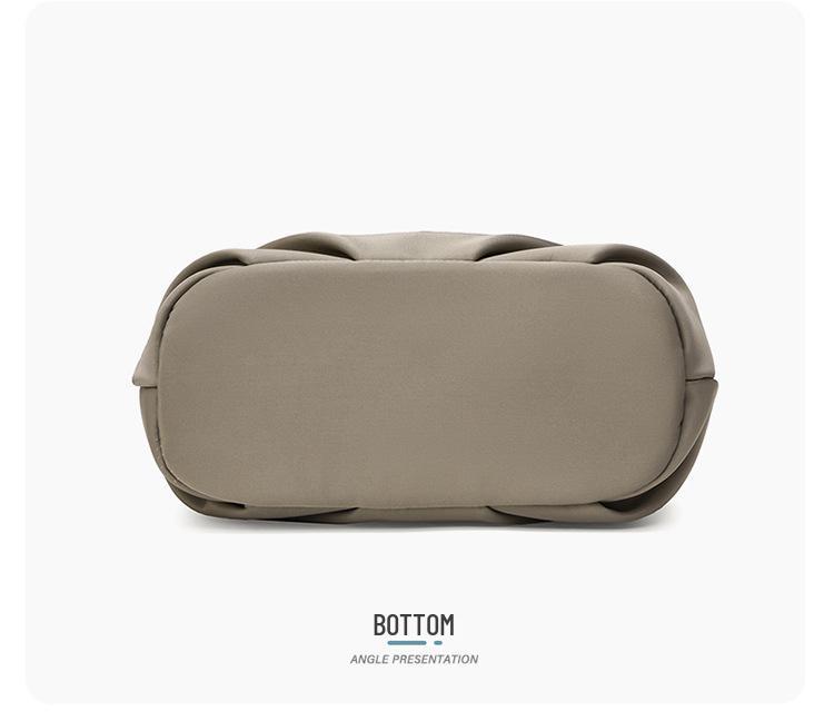 Vielseitige Damen Nylon Handy- & Umhängetasche - Großes Fassungsvermögen, Unifarbe, Schlichtes Crossbody-Design