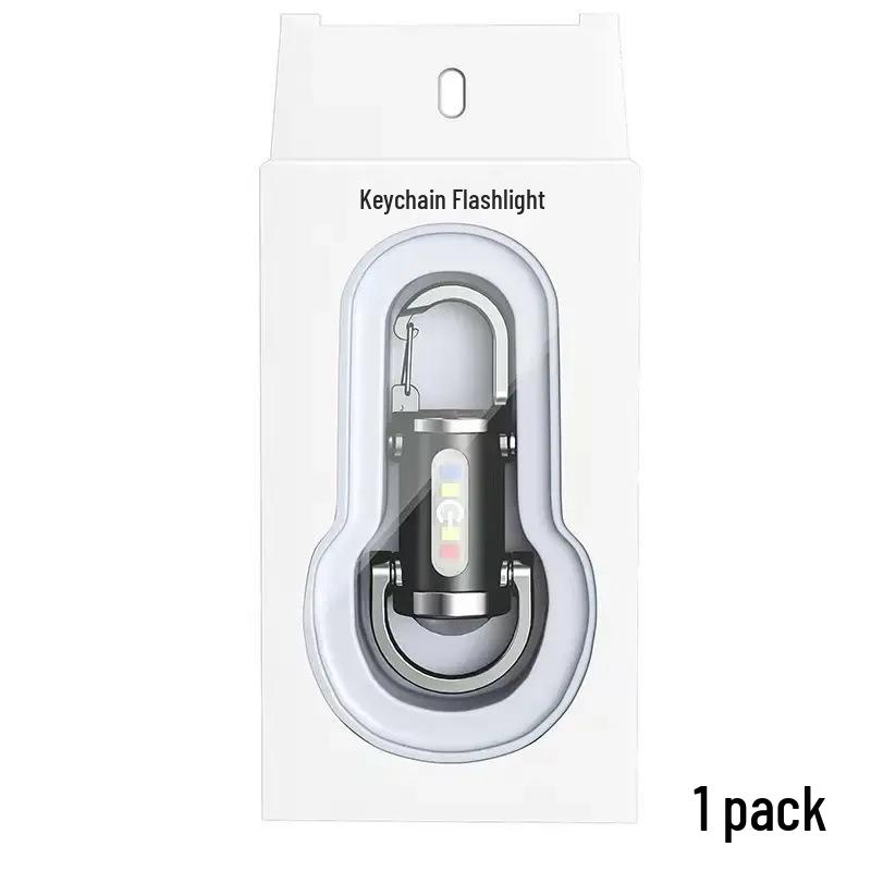 Portable Waterproof Multi-Function Mini Flashlight with Waist Clip: Minimalist Design for Outdoor Survival and Emergency Use