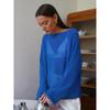 BITCED Moda Donna Casual Tinta Unita Stampa Manica Lunga Girocollo Camicie & Bluse