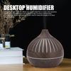 400ML Wood Grain Humidifier Desktop Aromatherapy Diffuser With Colorful Light Remote Control Auto Shut Off For Home Office
