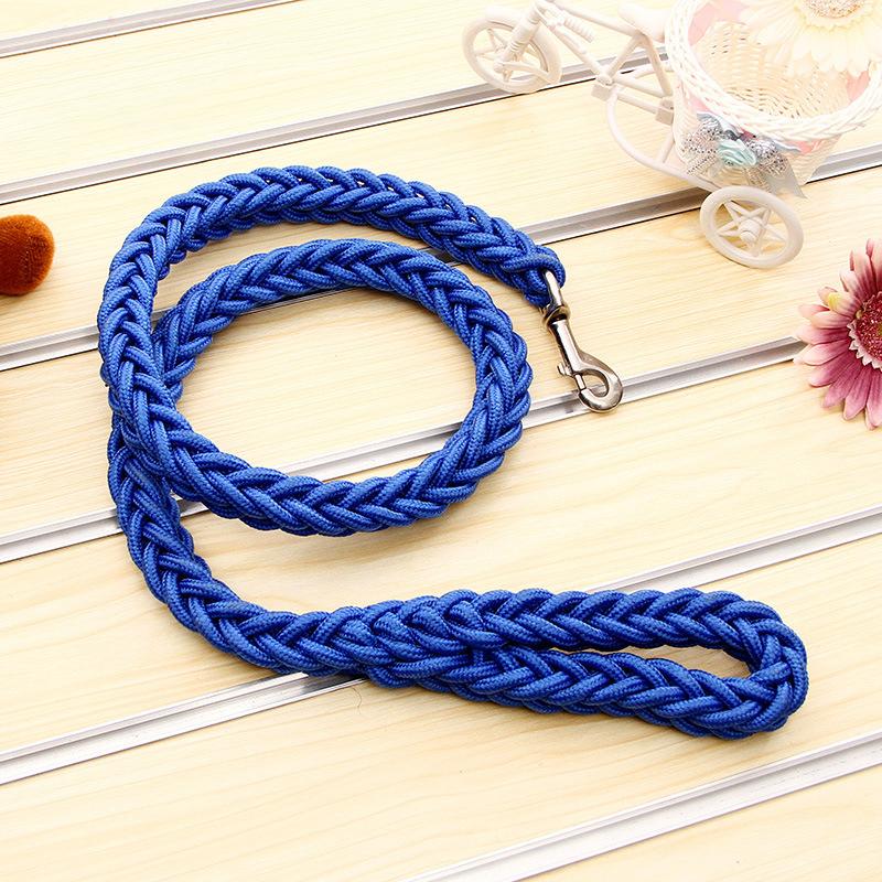 Strong Dog Leash Heavy Duty Nylon Braided Rope Pet Leash for Walking Anti-bite Traction Rope for Medium Large Big Dogs Bully