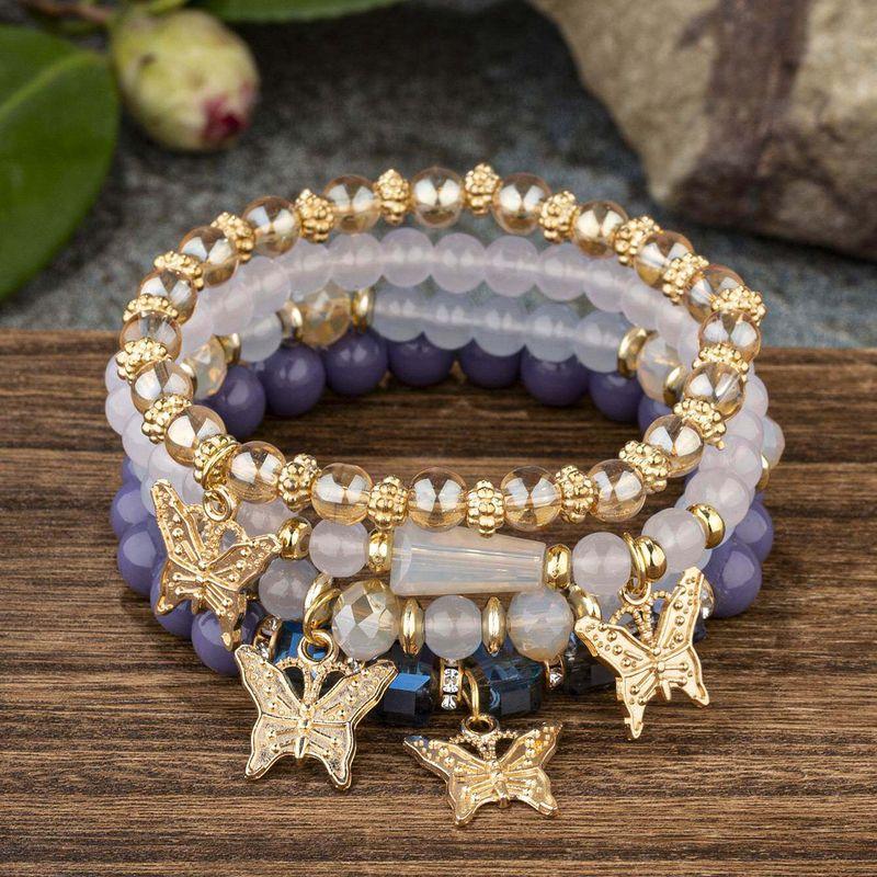 Multi-Layer Elastic Bracelet Fashion Wooden Bead