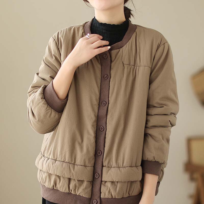 Mantel für Damen Verdickt Herbst Winter Windjacke Übergröße Wasserdicht Lässige Jacke