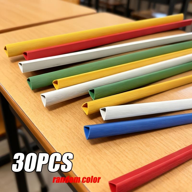 

30pcs A4 File Zip Folder, Display Folder Label Bar Binder, Portable Color Zip Folder - Used for Organizing Resume Files