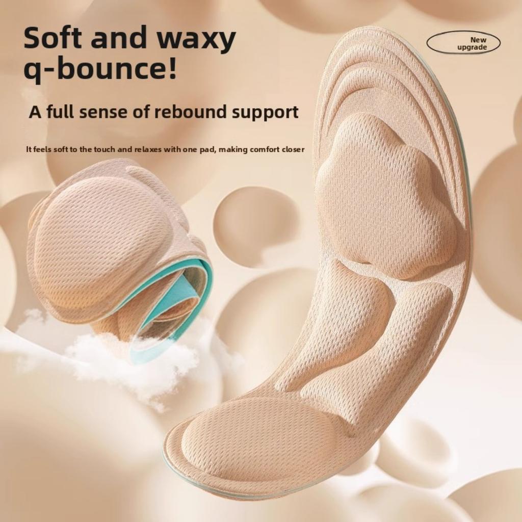 Soft and Cushioned 10mm Breathable Insoles for Men and Women - Ideal for High Heels  Sports Shoes  and Casual Wear