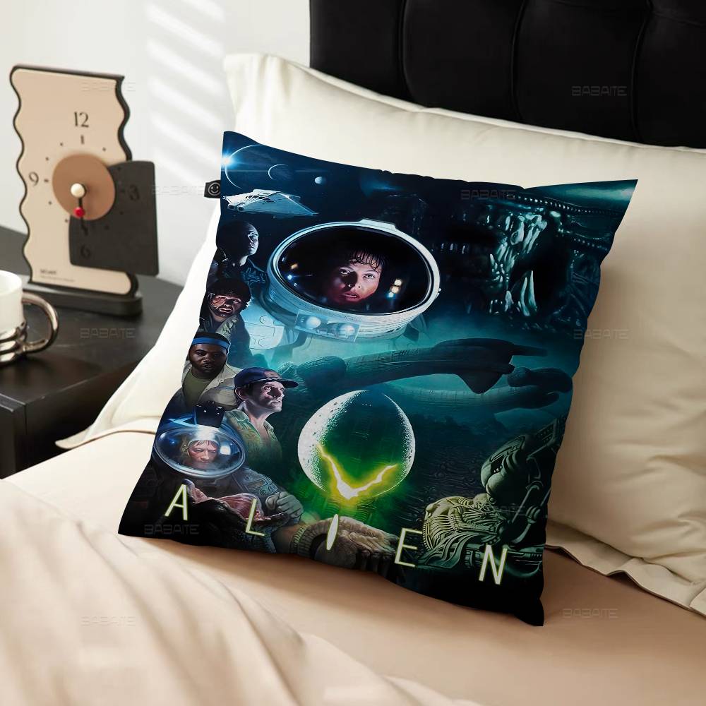 Classic Sci-Fi Alien Movie Office Cushion Pillowcase Car Cushion Cover45X45Cm Lumbar Pillowcase Sofa Pillowcover