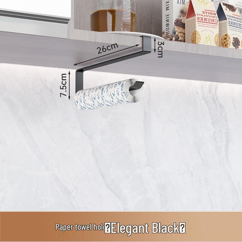 Multifunctional Under-Cabinet Storage Rack with Hooks for Pot Lids and Cutting Boards
