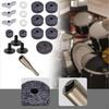 19 Cymbal Accessory Kit with Drum Key Drill Bit and Portable Components for Live Events