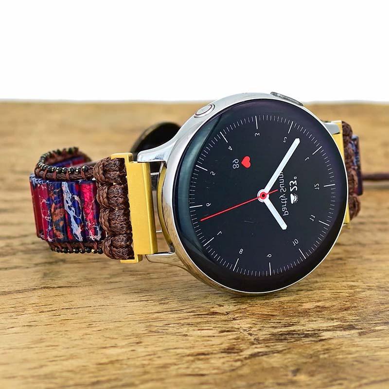 22mm 20mm Geflochtenes Nylonarmband für Samsung Galaxy Watch 7 6 5 4 Huawei Watch GT5-4-3-2 Pro Böhmisches Armband Amazfit GTR/GTS Band