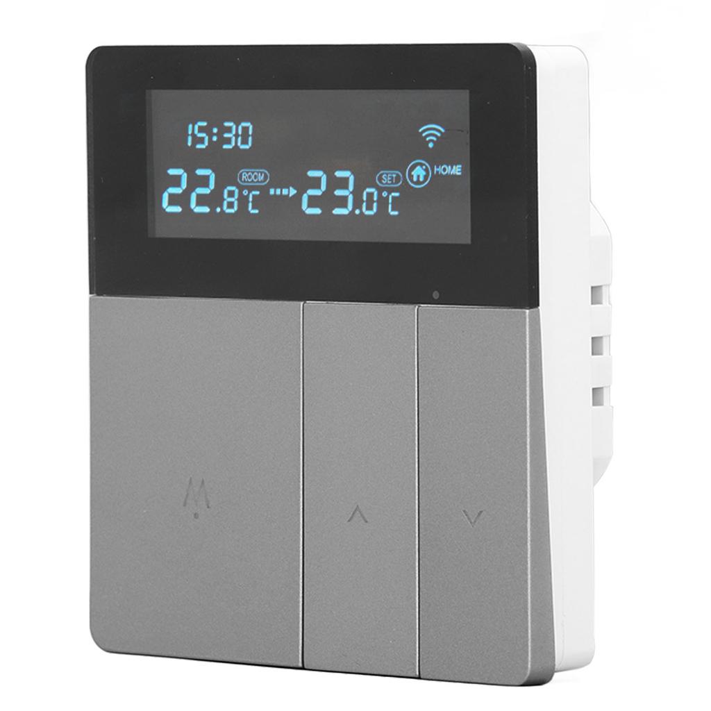 16A Smart Color Thermostat Programmable Smart Electric Heating Thermostat for Home Offices Shopping