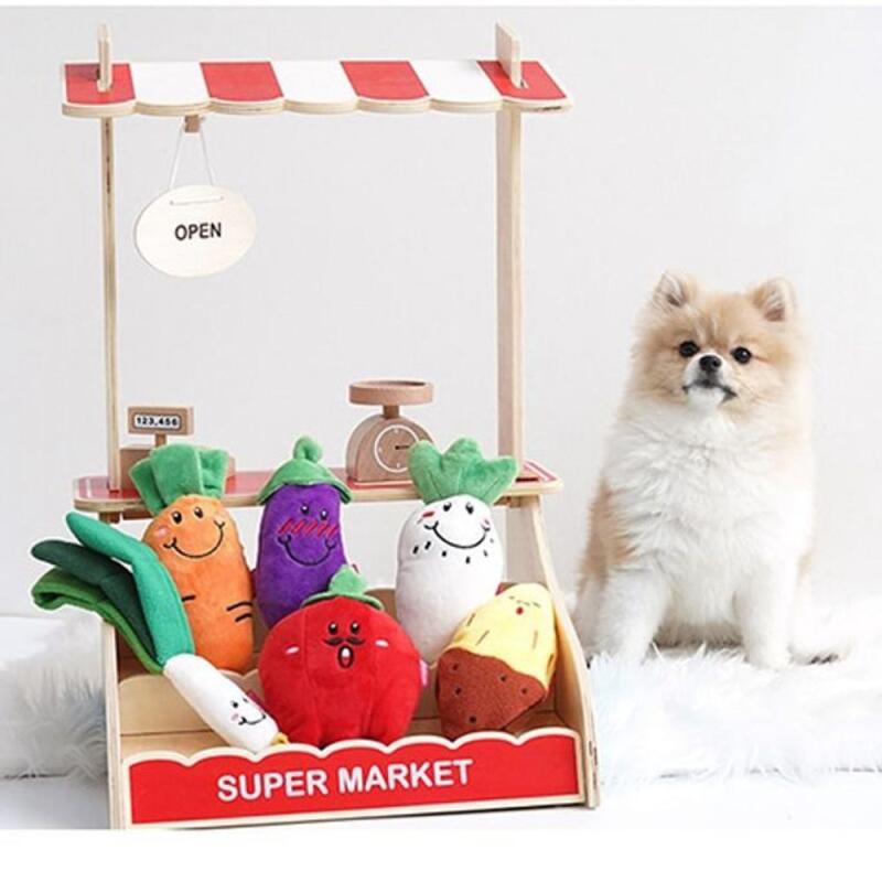 Toy Vegetable Doll Rustling Squeaking Nose Work W7426BB Any type