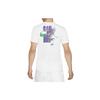 Jordan T Shirts Men's White Crew Neck Moderate Straight Fit CZ8391-100