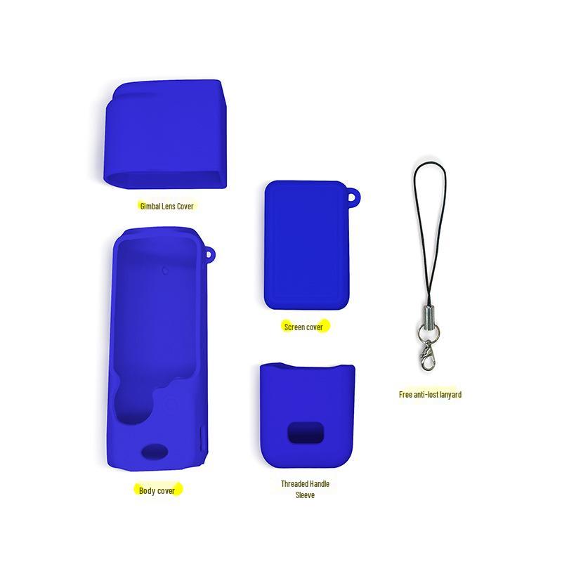 Silikonowe etui i osłona obiektywu DJI OSMO Pocket 3: Akcesorium ochronne pyłoszczelne i odporne na upadki