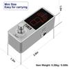 Pedale accordatore per chitarra Rowin LT-910 Lega di Zinco Alta Precisione Pedali accordatore cromatico per chitarra Accessori per chitarre elettriche