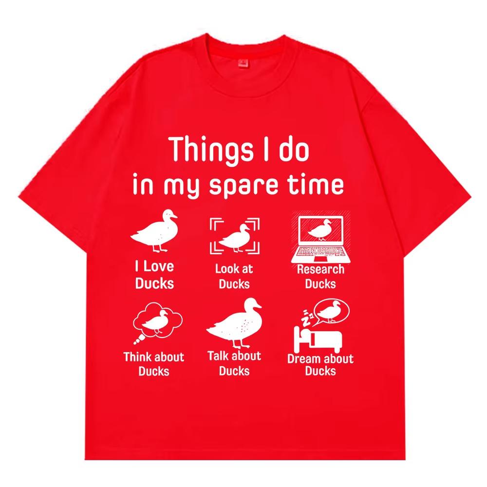 Funny Duck Meme Vintage Tshirt Men Women Luxury Casual Tshirt pure Cotton Fashion Pop music Streetwear Springsummer
