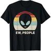 UFO Alien Retro Bright Mountain Lake Camping Visitor T-Shirt Women Men Clothing Tee Ropa Mujer Vintage Clothes Men T Shirt
