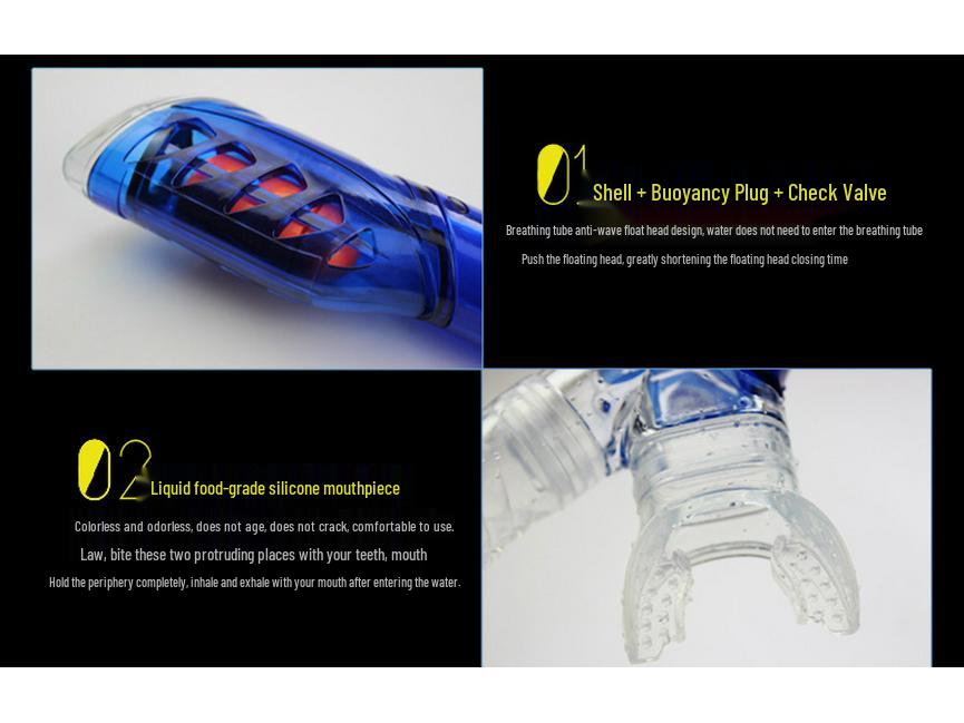 PVC/Silicone Diving Mask Set - Snorkeling Gear