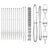 Clôture de Champ vidaXL 1,5x25 m Acier Galvanisé 3351435