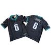 Mens Retro Embroidered American Football Jersey Philadelphia Eagles Vintage Style Sport Shirt Fan Wear