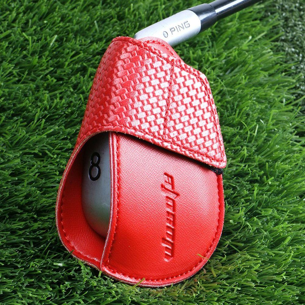PU Long Neck Driver Golf Iron Head Cover Protective Headcover Golf Club Head Covers Golf Rod Sleeve