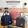 Insulated Lunch Box Bag for Students and Office Workers, Waterproof and Anti-Oil Handbag with Large Capacity and Aluminum Foil Lining