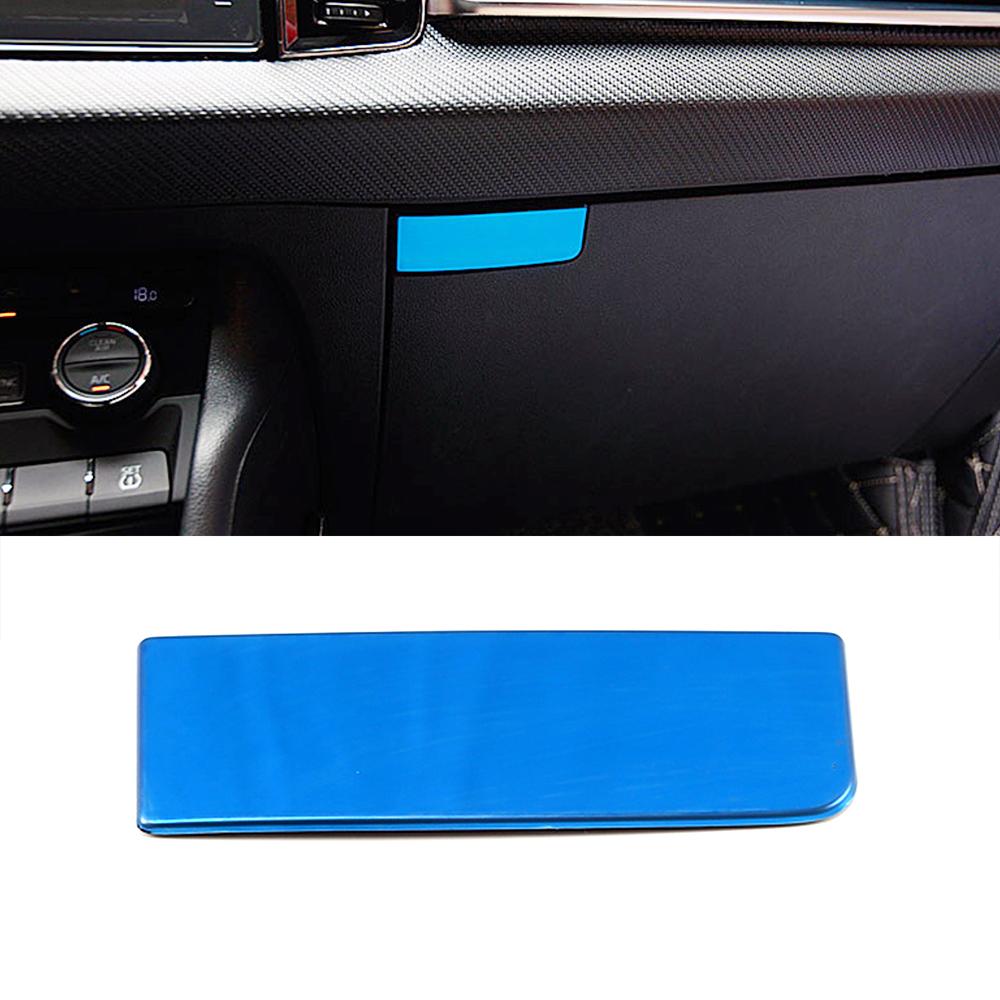 For Skoda Karoq 2017- Car Interior Central Console Part Refit Trim Stainless Steel Accessories Decoration Modify